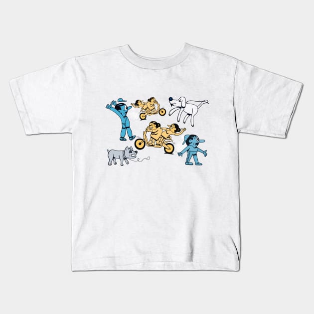 Cartoons cartoons Kids T-Shirt by JonDelorme